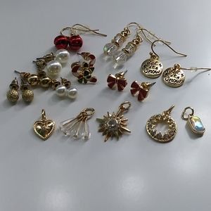 2/$15 Holiday earrings and charms
